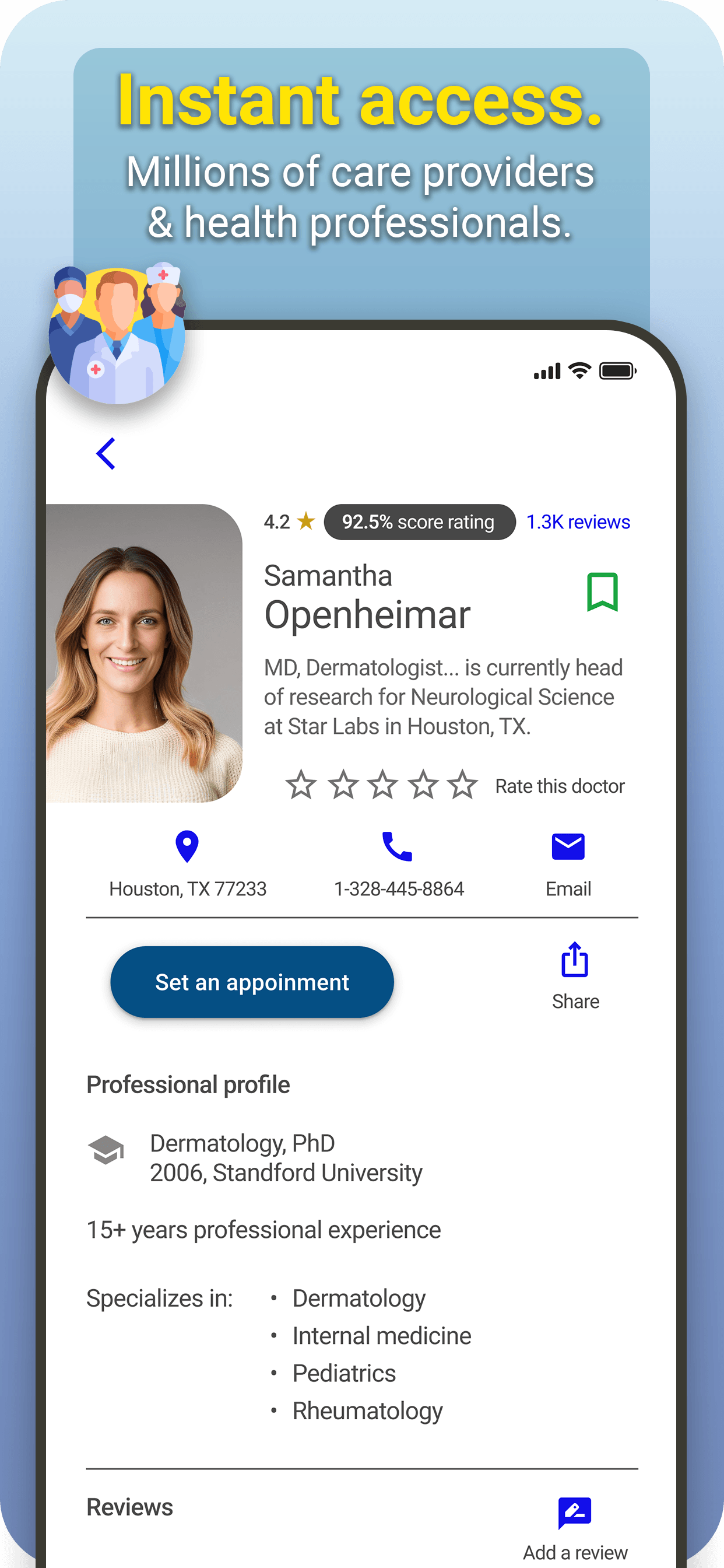 Screenshot 4 of OpenMyPro — Blossend's AI-powered telehealth platform