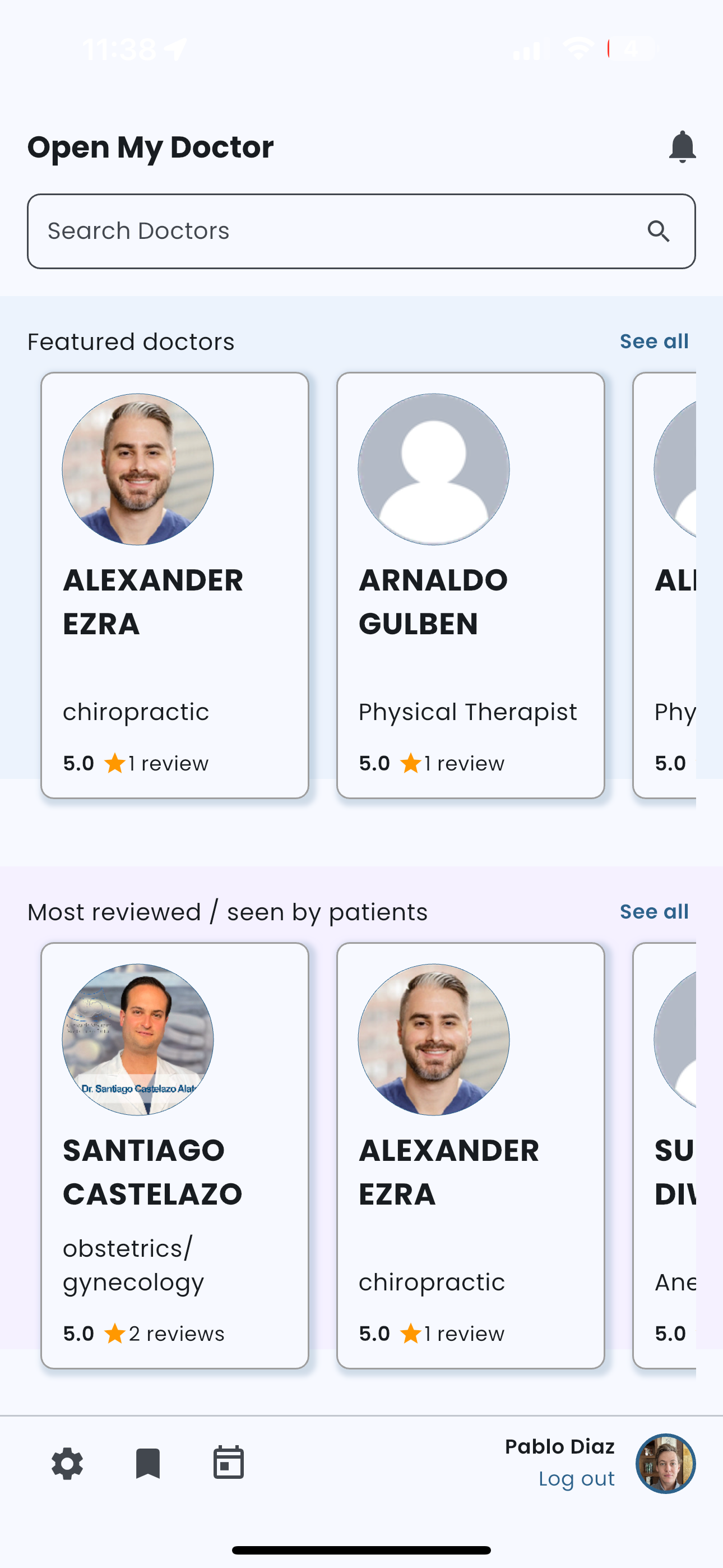 Screenshot 1 of OpenMyDoctor ⎯ Blossend’s AI-powered telehealth platform
