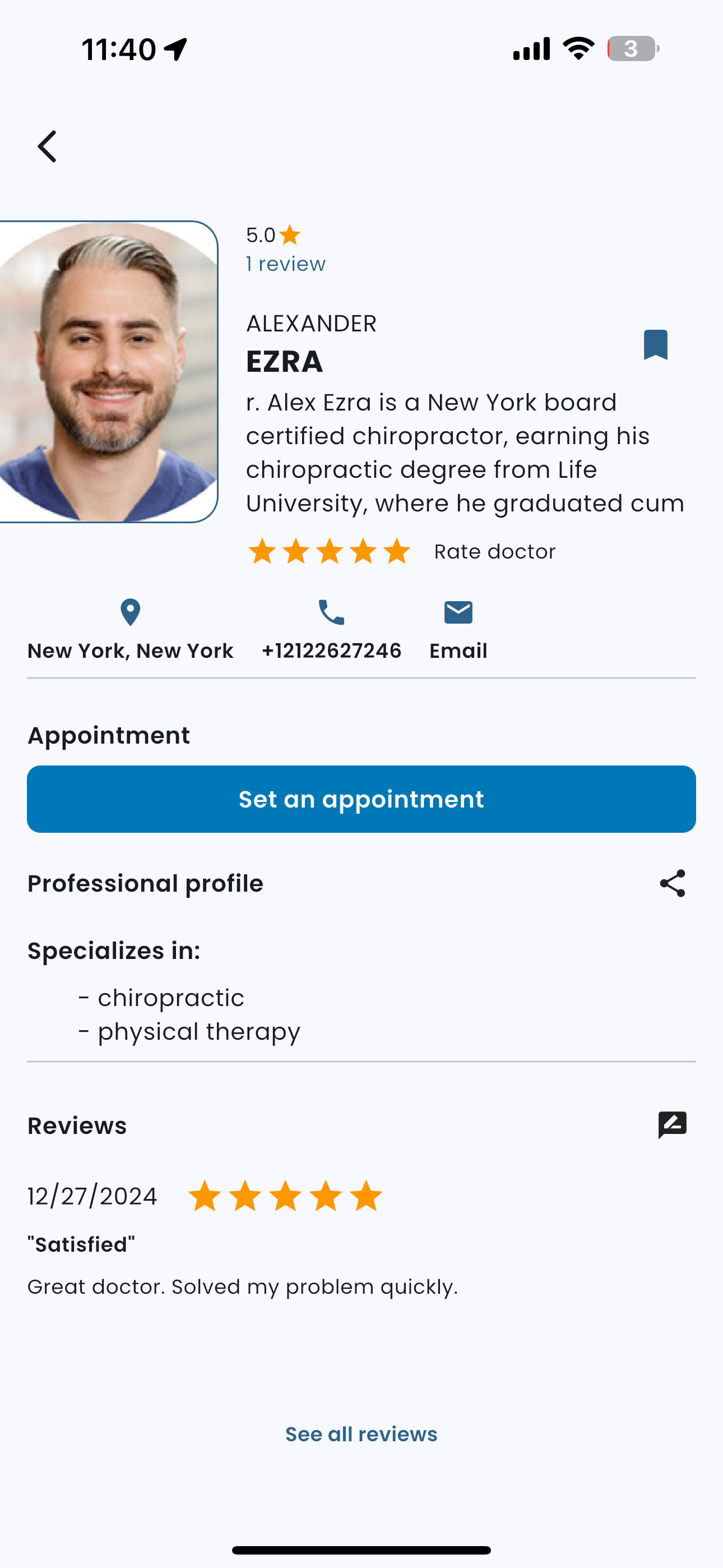 Screenshot 4 of OpenMyDoctor ⎯ Blossend’s AI-powered telehealth platform